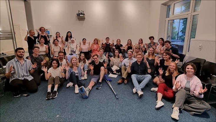 Teilnehmende am Workshop/ Workshop participants